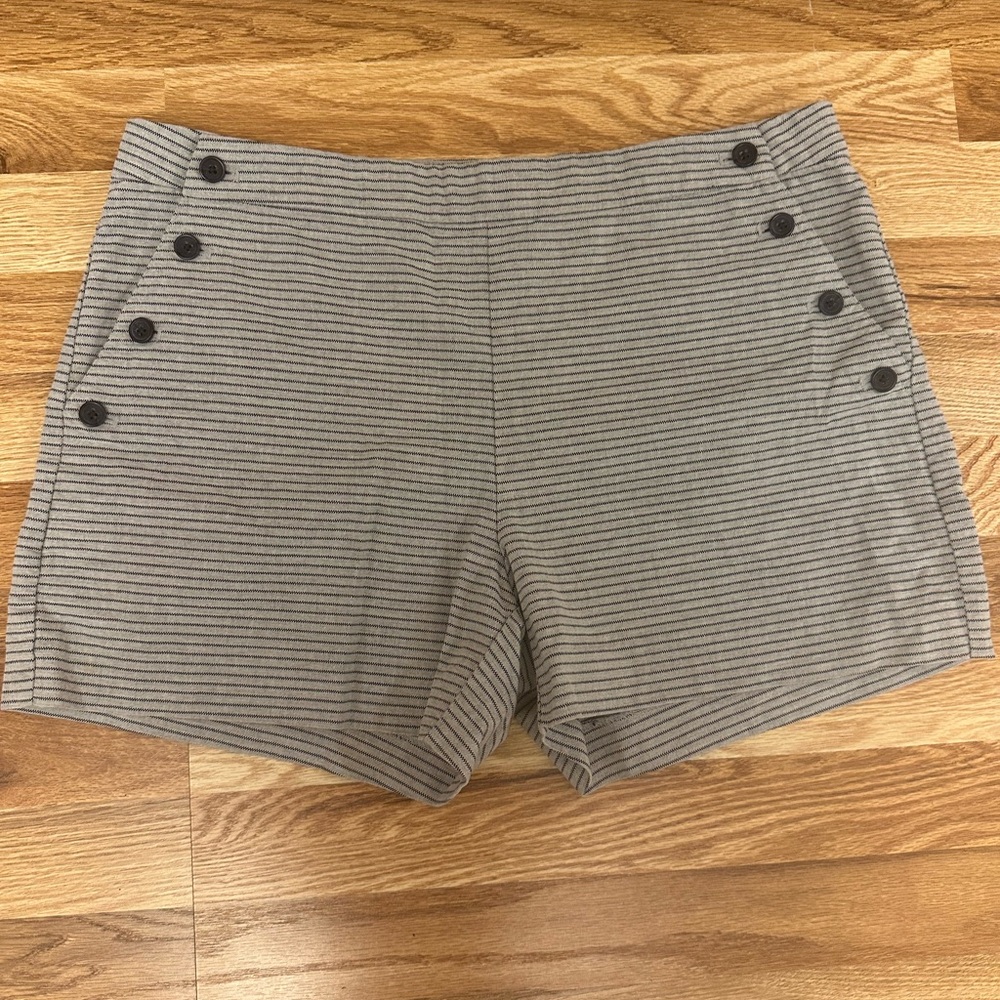 Banana Republic High Waist Gray and Black Shorts